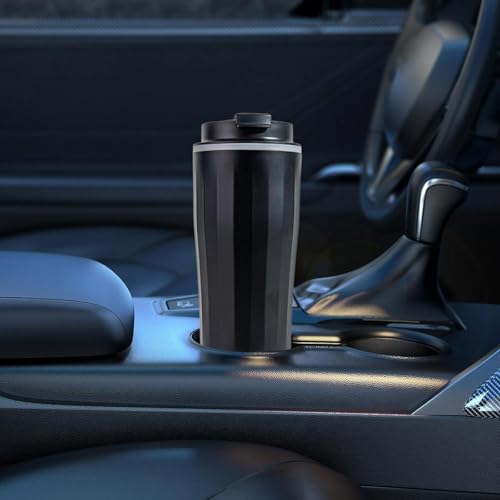 Tetera eléctrica portátil para auto 500ml acero inoxidable miniatura 6