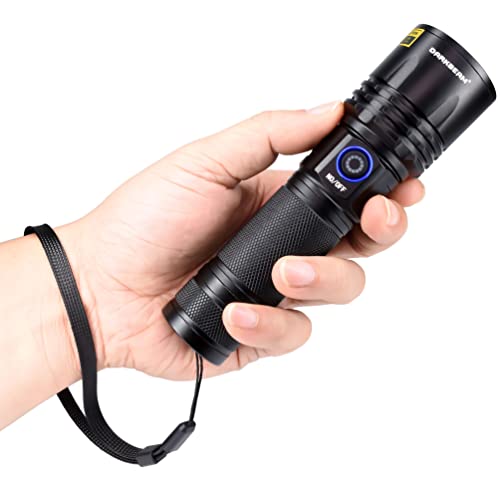 Darkbeam Uv Black Light 365Nm Woods Lamp, Usb-C Rechargeable Filtered Blacklight, Led Ultraviolet Flashlight 20W High Power Portable Handheld Detector For Pet Urine, Mineral, Fluorescent, Resin Curing #TOP5