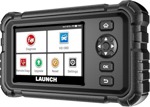 LAUNCH CRP129 HD Appareil de diagnostic pour camion lourd, système complet diesel avec 7 réinitialisations, régénération et réinitialisation DPF, réglage de limitation de vitesse, pour pickups