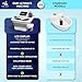 Vital Vibes Ultimate Ionic Foot Bath Detox Machine - Foot Detox Machine for Spa Bath with Touch Display - Epsom Salt & Towel - Collapsible Soaking tub -2 Powerful Array- Ion Wristband-Tub Liners