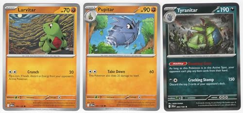 Tyranitar 095/159 - Journey Together - Lote de 2 cartas Pokemon