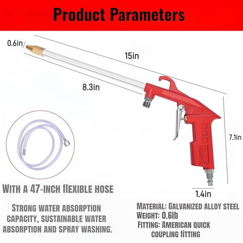 Image of LINFEI Water and Air Dual-Purpose Engine Cleaning Gun, Air Blower Gun,1P