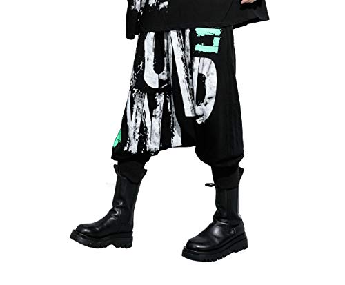 ellazhu Women Side Pockets Loose Casual Lounge Harem Genie Baggy Pants GY2517