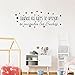 Zdklfm69 Autocollants muraux Stickers Muraux Citations espagnoles Phrases Autocollants muraux en Vinyle pour décoration de Chambre d'enfants Papier Peint Espagnol 76x202cm