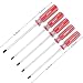 AKTOO T15 T20 T25 T27 T30 Torx Screwdriver Set, 6inch Magnetic Torx Driver Star Bit Screwdrivers for Computer Repairing, Automobile Tools and Home Appliances,5-Piece