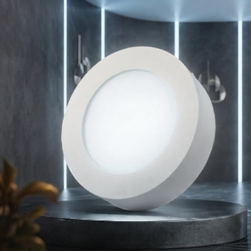 Image of Instapower Aluminium Surface Ceiling Light Ultra Slim Round LED Downlight 2-Year Warranty (Cool White-15W)