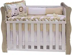 Kit De Berço Americano E Nacional Sublimado Com 10 Peças (Floresta)