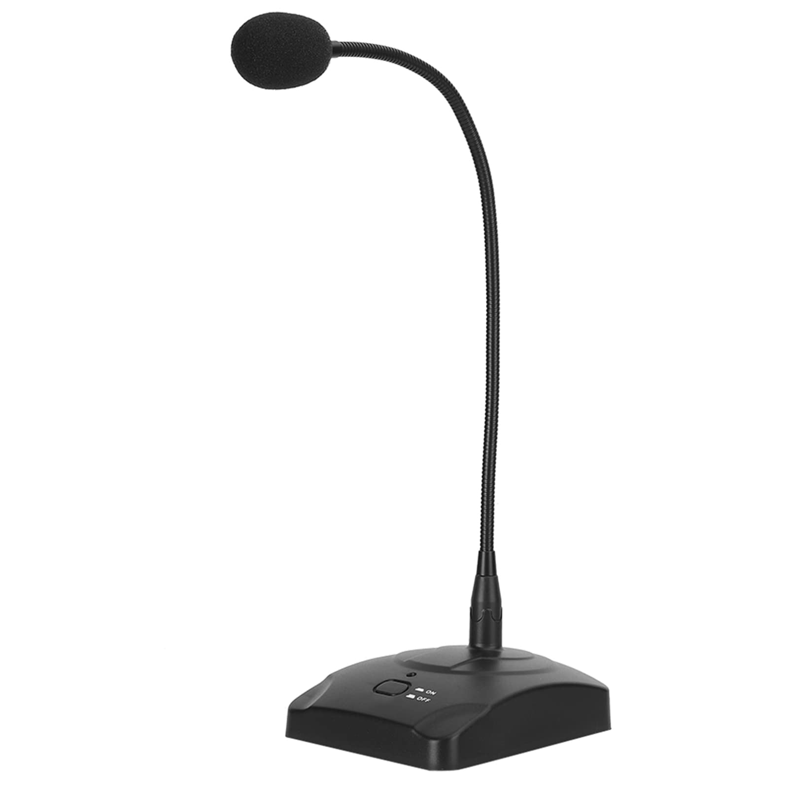 Microphone de Conférence, Microphone de Table Universel, Microphone Directionnel Professionnel, Microphone Polyvalent Haute sensibilité avec Base pour Discours Radio,
