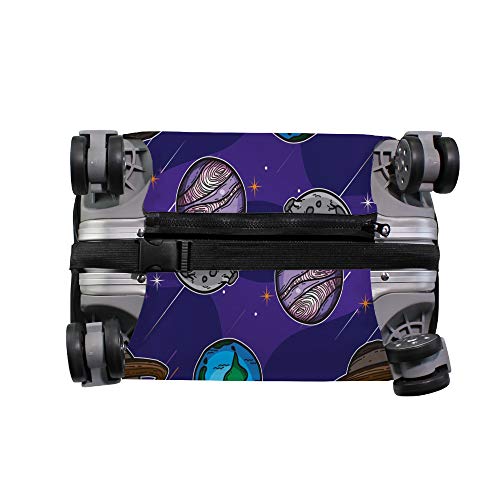 Valise housse de protection de bagages Terre Saturne lavable
