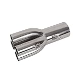 Porotmotor K100/K75 Exhaust Middle Pipe 4 to 1 Collector Straight Motorcycle Connection Link Pipe Exhaust Adapter Refitting for K100 K75