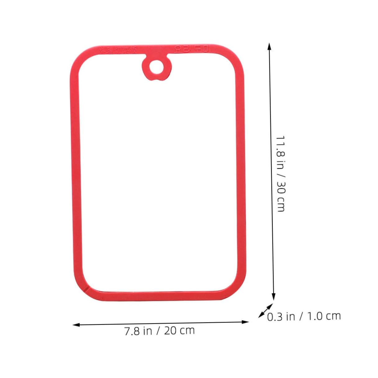 DOITOOL Tabla de Corte de Vidrio Templado Pequeña para Cocina Superficie Lisa y Resistente Práctica para Cortar Frutas y Verduras Diseño Rectangular Pulido Tablero Multifuncional Seguro