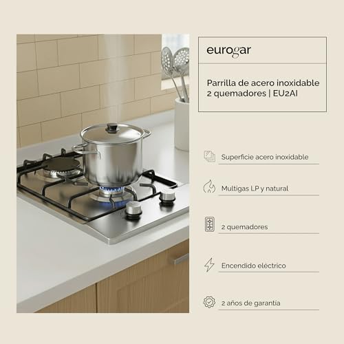 Opiniones y reviews de Parrilla 2 Quemadores - 5 favoritos. 27 Parrilla 2 Quemadores marca EUROGAR (3)