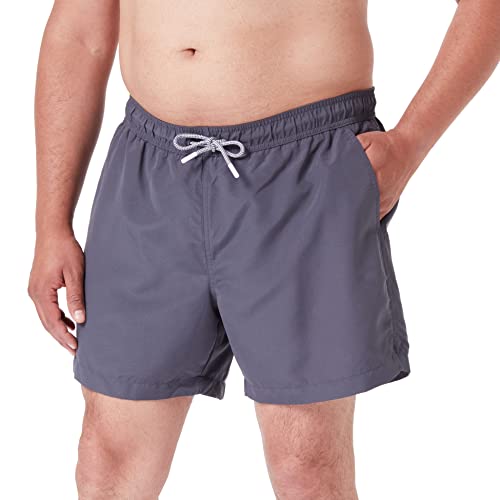 S.Oliver Herren Badeshort, Grey/Black, L EU