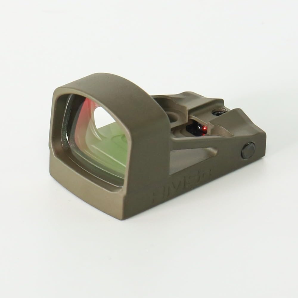 SHIELD SIGHTS RMSc - Reflex Mini Sight Compact – Famous RMSc Footprint - Crystal Clear Lens - Co-Witness - Open Reflex Sight - Aluminum Housing - EDC/CCW Optic - Always On - Automatic Brightness