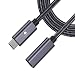 Produktbild USB C Verlängerung CONMDEX Typ C Stecker auf Buchse 0,5M Kabel USB3.2 Gen2 Verlängerungskabel (10Gbit/s),100W Lade,4K Video Sync Datenladekabel Kompatibel mit PSVR2 M1 M2 MacBook,Galaxy S23/S22,Tab S8