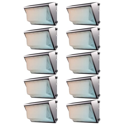Image of Lightdot 3CCT Wall Pack LED Exterior Light, 3 CCT Adjustable 10 Pack 150W