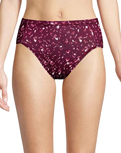 Hanes Womens Ultimate Cool Comfort 4-Pack Hi-Cut Panties, 5