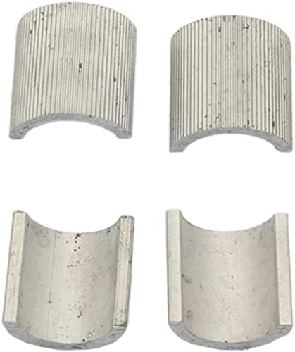 4pcs Handlebar Shim, 7/8" Handlebars to 1" Motorcycle Handle Bar Spacer Conversion Shims Riser Shim Set with Handlebar Mounts Risers Clamp Conversion Shims Reducer Spacers for Bike Bicycle