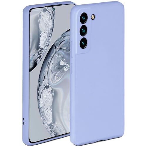 ONEFLOW Soft Case für Samsung Galaxy S22 Hülle aus Silikon mit Kameraschutz, Silikonhülle mit erhöhtem Schutz fürs Display, Backcover Schutzhülle, weiche Handyhülle, Hellblau