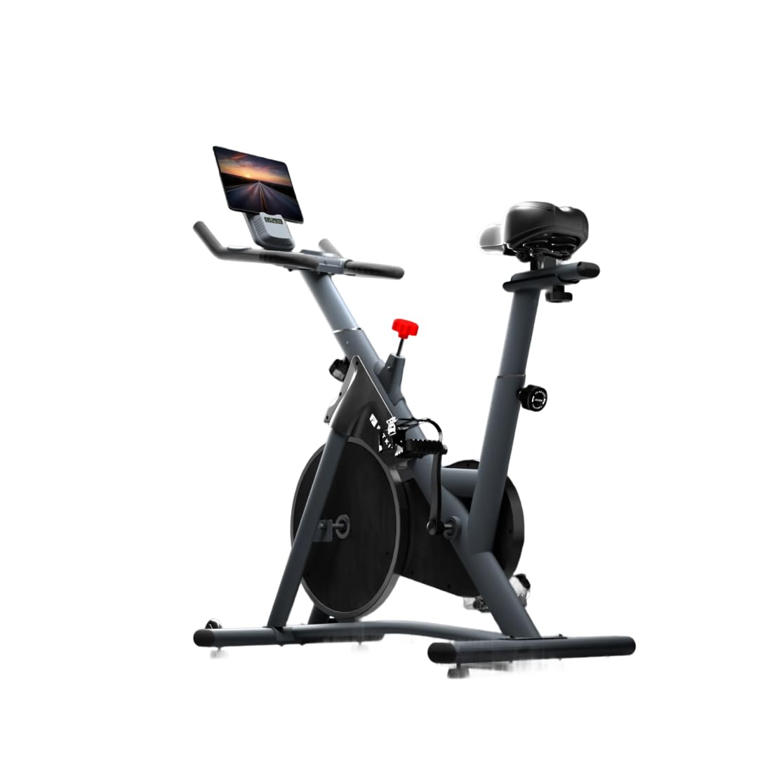 Fitkit by Cult FK7004 Premium Magnetic Spin Bike | 130kg Support | Stepless Resistance & 8kg Flywheel | LCD Display with Heart-Rate Tracking | Tablet Holder | Smooth & Silent Ride for Home Fitness