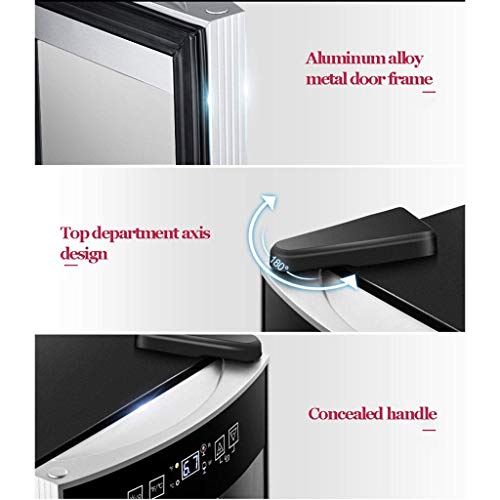 DINGYXIN Elektronischer Weinkühler, Weinkühler mit konstanter Temperatur, für den Haushalt, kleine Eisbar, gekühlter Wein, Smart Touch Panel, leise und schnelle Kühlung