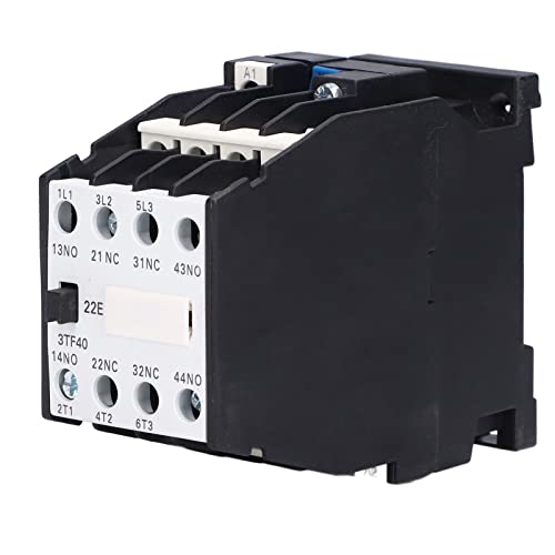 Contacteur AC 3TF40 220V accessoire rail DIN inverseur 9A automatique