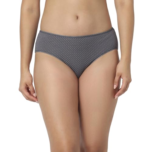 Image of juliet Cotton Hipster Premium Panties Set of 5 Full Coverage Stretchable Fabric