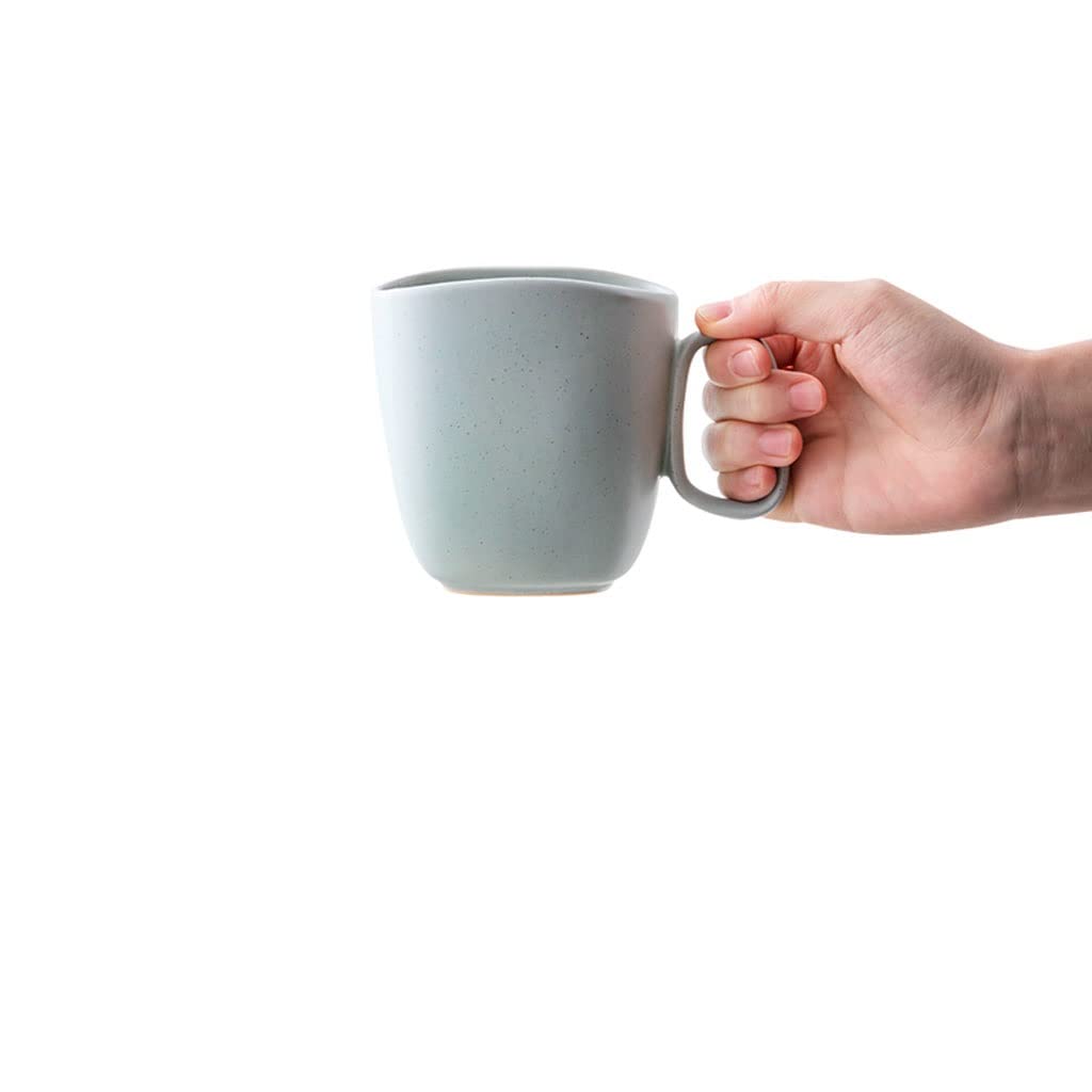 Tazza di Caffè Tazza da tazza da caffè in ceramica Tazza da ufficio con manico Tazza dell'acqua Tazza di latte in stile europeo circa 12 once Coppa for la colazione Tazza da Caffè da Viaggio