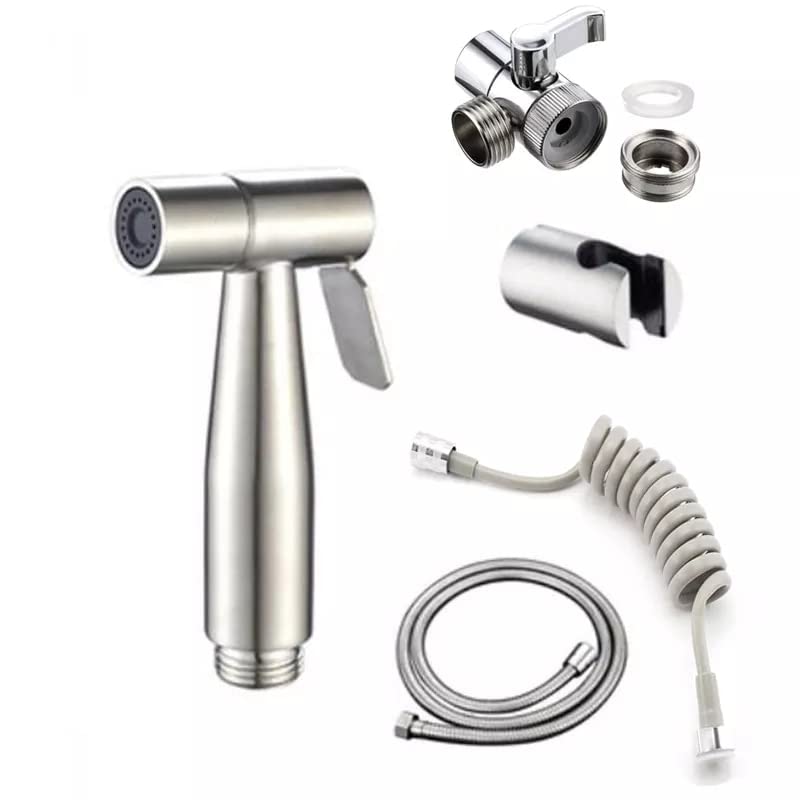 Support de pistolet bidet de toilette en acier inoxydable pour salle de bain