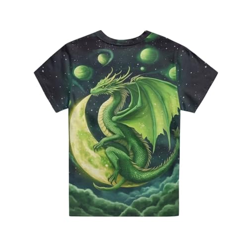 Image of Kids Graphic T-Shirt Boys Girls Novelty Tees Top Short Sleeve Shirts Summer Blouses 3-16