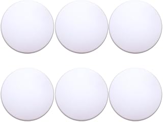 Door Stoppers (6 Pcs) Door Stops Wall Protector. 2" White Silicone Door Bumpers with Strong Thickened Adhesive of Rubber Knob, Round Wall Shield Cushion. Door Knob Wall Protector,Anti-Collision Pad