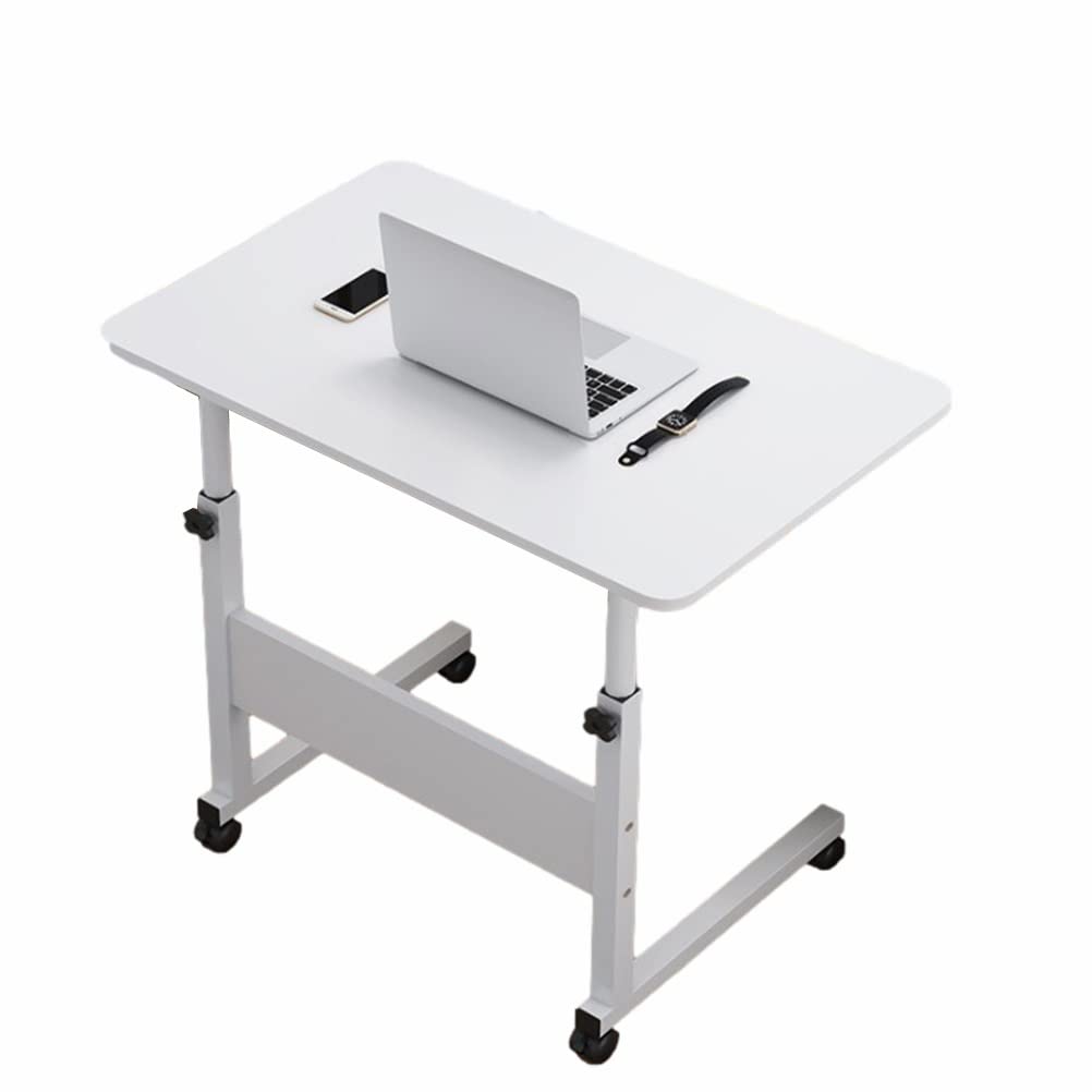 Tavolo Da Letto Con Ruote Per Letto King Size, Funziona Come Tavolo Da Bar E Da Pranzo, Carrello Per Computer Portatile, Scrivania Da Letto – Tavolino Multifunzione Arrotolabile