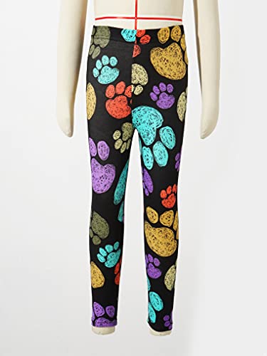 Kids Printing Colorful Cartoon Stretchy Slim Fit Pants Stretch Leggings Ankle Length Pants Tights for Girls4