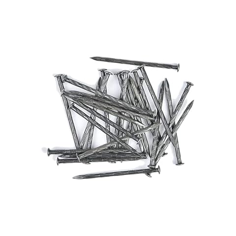 ÖÇS - 3.9 inch (100 mm) Length Fluted Hardened High Carbon Steel Point Tip Wall Masonry Concrete Black Nails (25 pcs.) Cover
