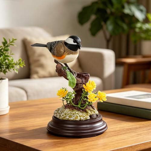 Simulation Voix Petit Oiseau jouet interactif sonore et peluche chat