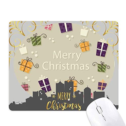 Tapis de souris de Noël caoutchouc tapis bureau joyeux festival de Noël
