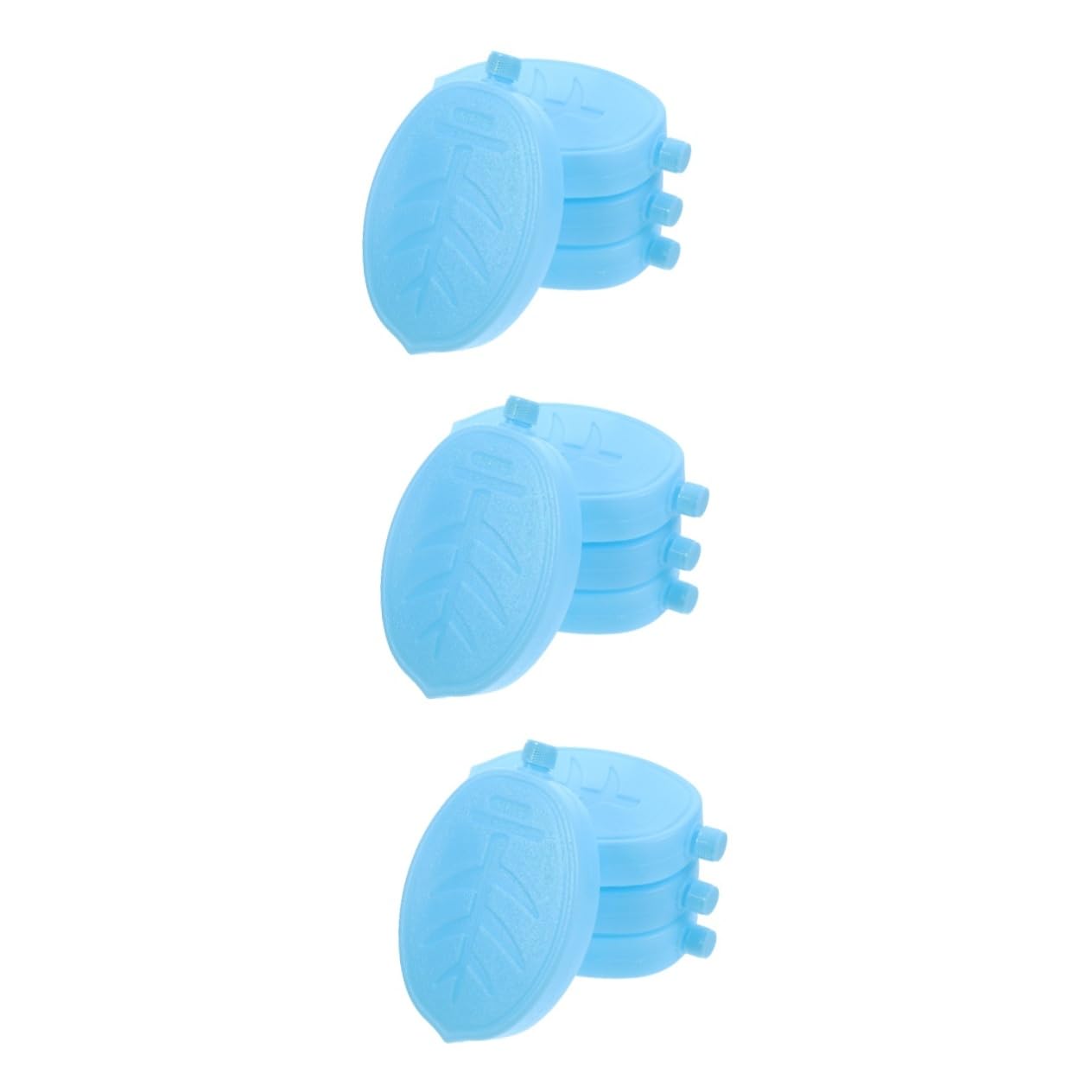 VANZACK Ventilateur De Climatisation Cristal De Glace Conteneurs De Glace De Refroidissement Congélateur Réutilisable Récipient De Glace Ventilateur De Gel De Glace Refroidisseur Frais