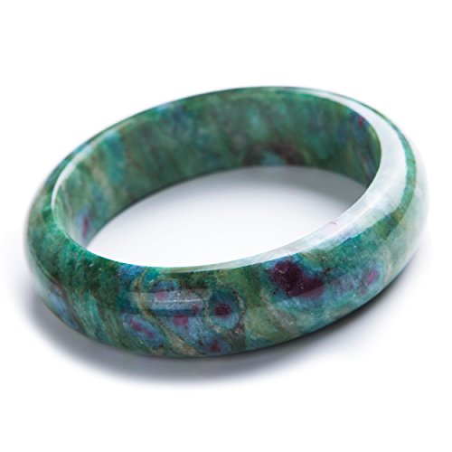 Bracelet rubis zoisite naturelle bijou femme en cristal mode 55mm