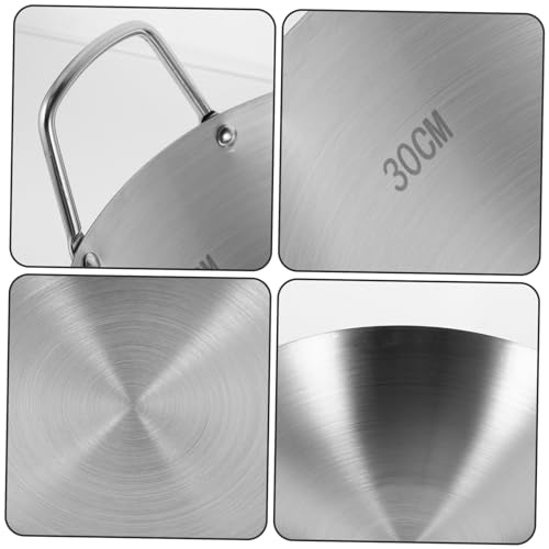 Wok de acero inoxidable con doble asa y antiadherente miniatura 7