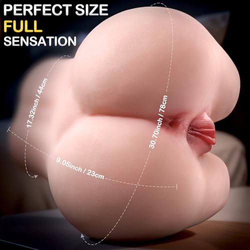 Image of 10.5LB Sex Doll Male Sex Toys for Men, BIG SHOCKED Fleshy Pocket Pussy Bouncy Sex Butt with 2 Distinct Channel, Big Ass Toy Male Stroker for Several Sex Position, Adult Toys Sex Dolls Male Masturbator