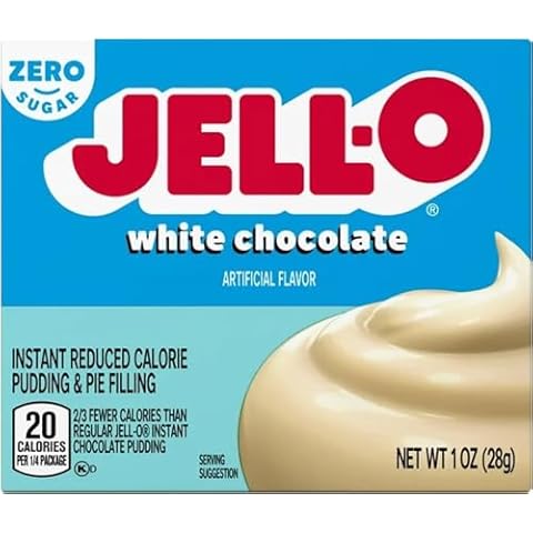 Jell-O White Chocolate Sugar-Free Pudding Mix Cover