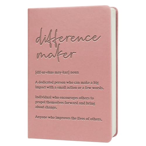 Cadeau de remerciement carnet en cuir inspirant pour le travail social