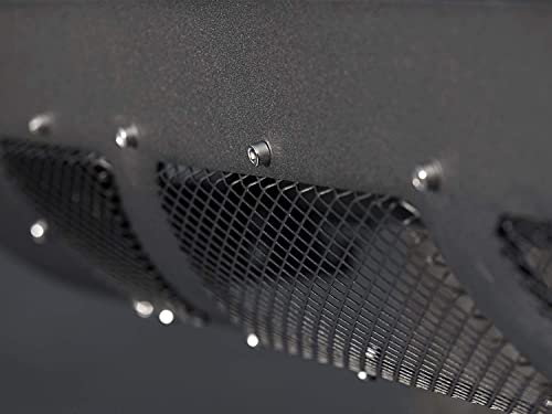 Image of Armordillo 8717196 MS Series Studded Aluminum Mesh Bull Bar - Matte Black Fits 2007-2021 Toyota Tundra / 2008-2021 Sequoia