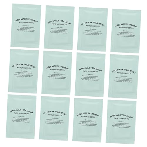 Homoyoyo Toallitas Húmedas Post Depilación 20 Unidades Aceite Limpiador para Cera, Reducción de Enrojecimiento y Uso en Tratamientos Faciales y Corporales