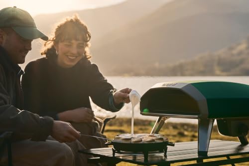 Image of Ooni Koda 2 Propane Gas Pizza Oven - 14 inch Gas Powered Outdoor Oven with 28 mBar Regulator and Gas Hose, Temperature Range 375F-950F, Cooks 14 Inch Pizzas in 60 Seconds - Highland Green