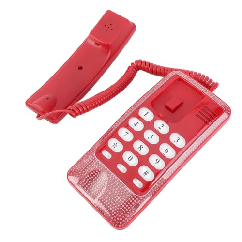 Téléphone Fixe Vintage Mural, Extension Filaire Domestique sans Identification de l'Appelant
