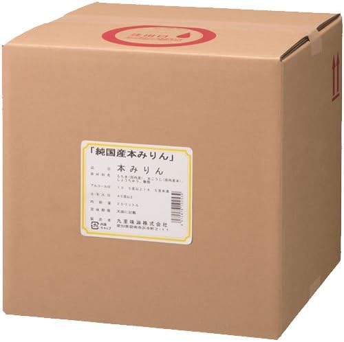 九重味淋 純国産本みりん キュービテナー [ 20000ml ]