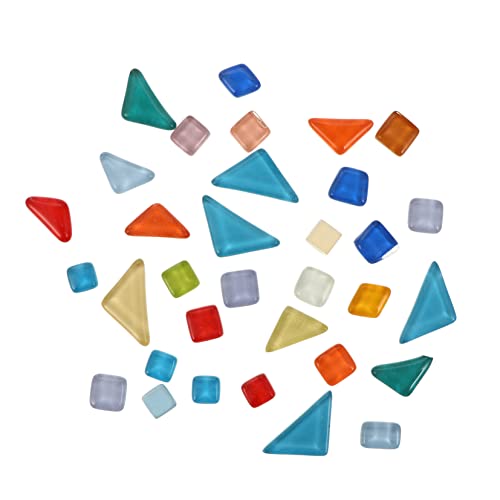 DOITOOL 200g Materiales Para Collage De Mosaicos De Colores Surtidos Piedras De Vidrio Para Manualidades Artísticas Para Proyectos Diy De Decoración De Paredes