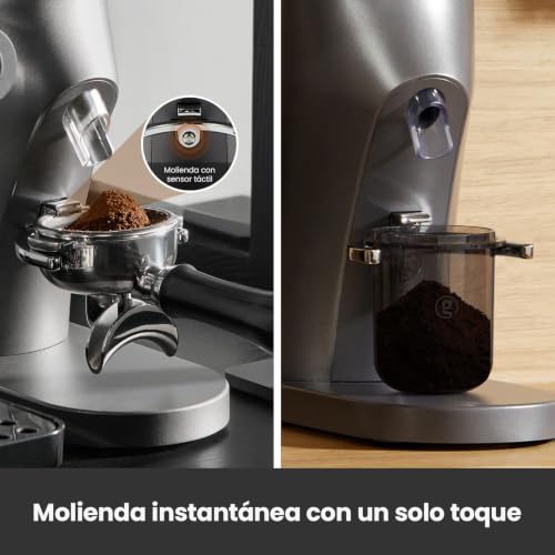 Image of Gemilai Electric Conical Burr Coffee Grinder, Coffee Bean Grinder with Smart 60S Timer, 60 Precise Adjustable Grind Settings for Espresso, 2-12 Cup, Easy to Clean, Durable & Quiet, G9010B Grey