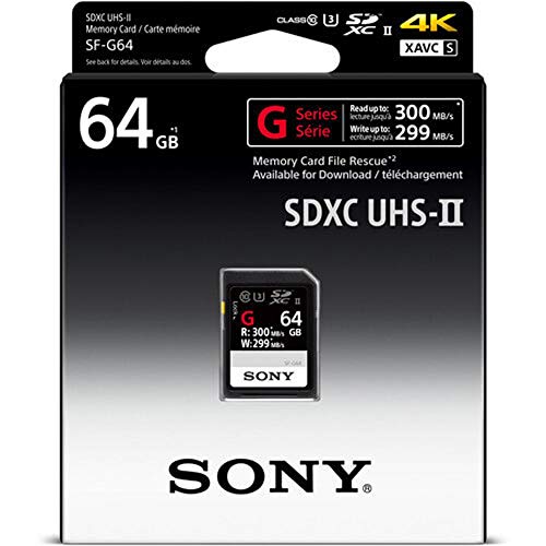 Sony 64GB SF-G Series UHS-II SD Memory Card